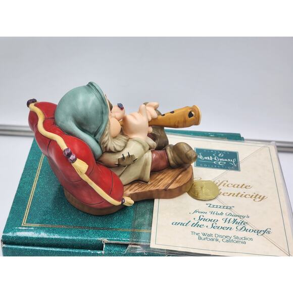 WDCC Sleepy “Zzzzzzz” Figurine Snow White Seven Dwarfs Disney Retired Box COA - Picture 12 of 16